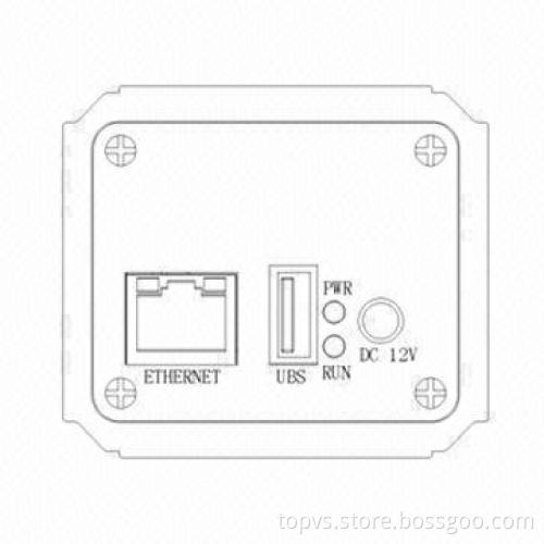 H.264 IP Box Camera, Supports Motion Detection and Sony CCD